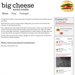 Big Cheese Social Media