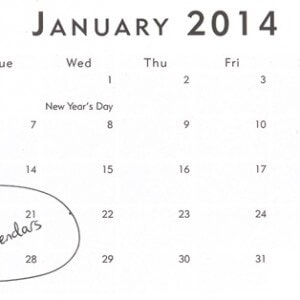 Free gifts for bloggers – remember that calendar?