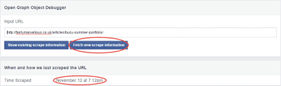 Facebook scrape information