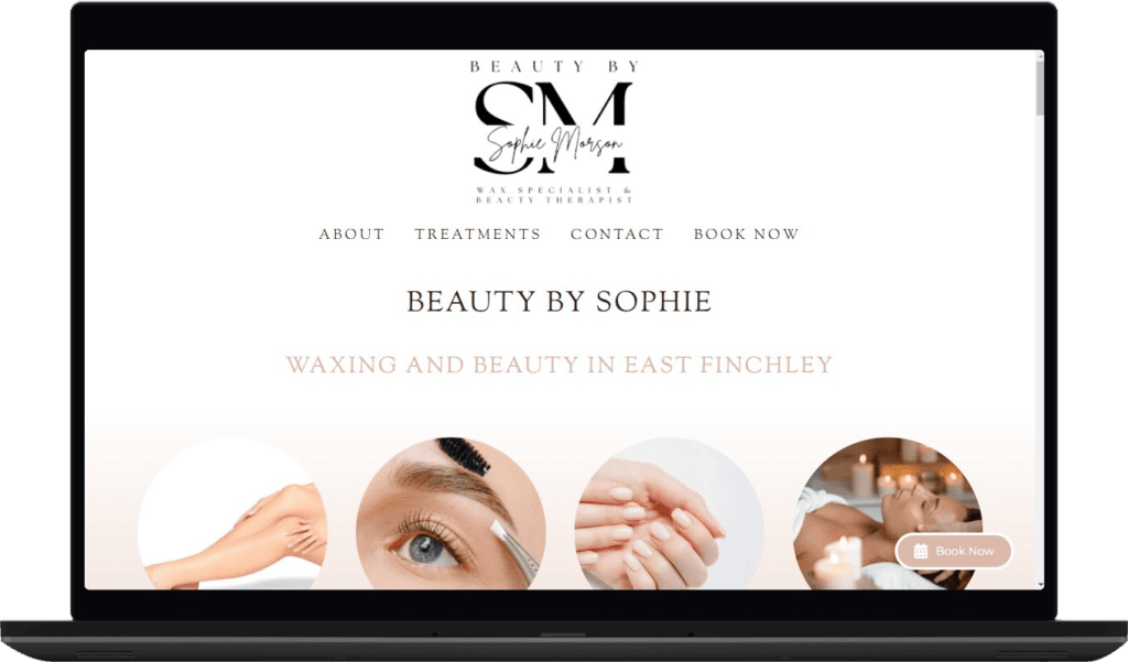 Beauty by Sophie laptop
