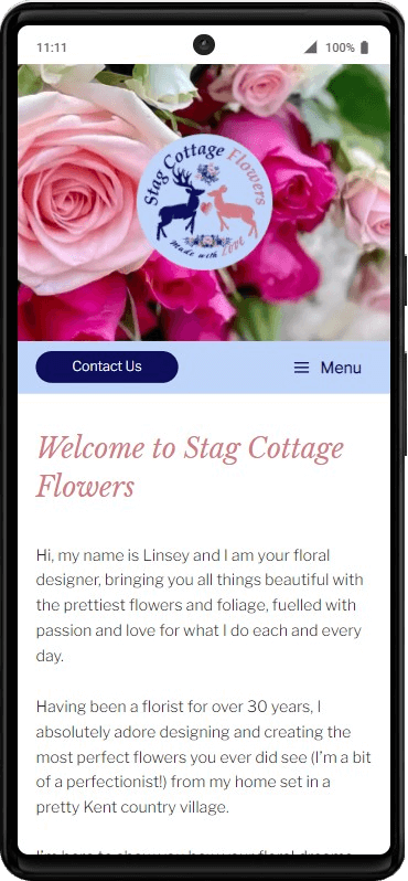 Stag Cottage Flowers mobile