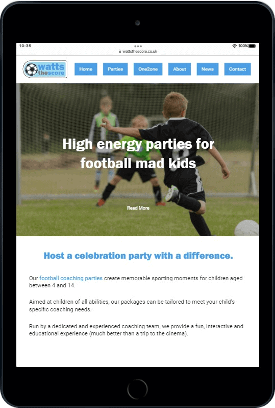 Football Coaching Parties and One2one - Watts the Score (2)