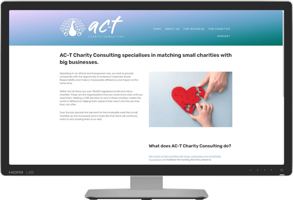 AC-T Charity Consulting - Matching small charities with big businesses