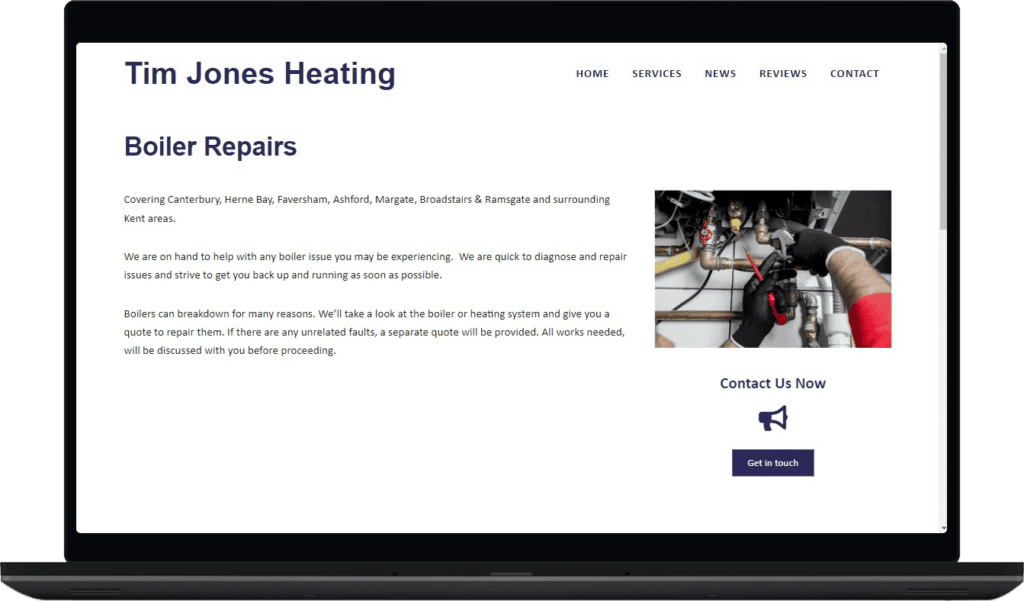 Boiler Repairs – Tim Jones Heating
