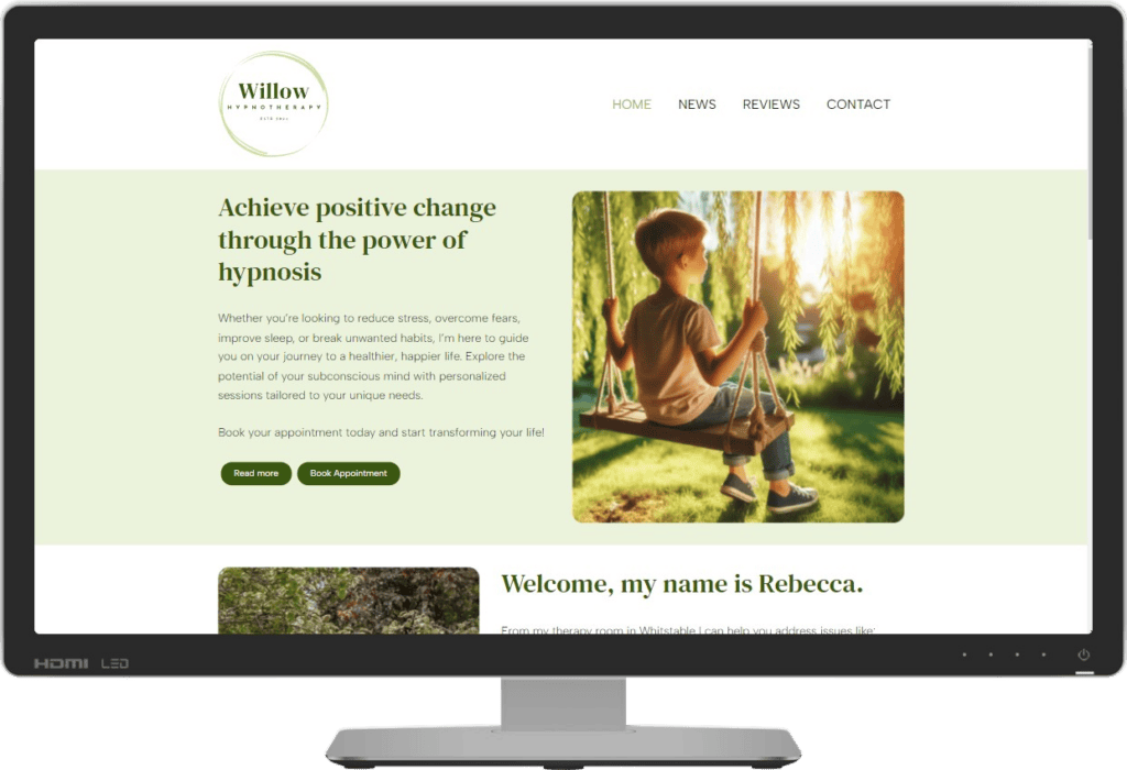 Achieve positive change - Willow Hypnotherapy - Whitstable