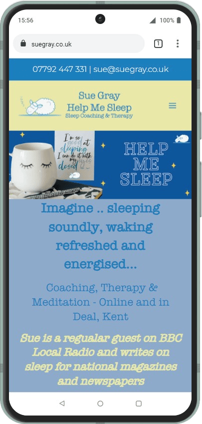 Sue Gray - Sleep Coach and Therapist - Help Me Sleep