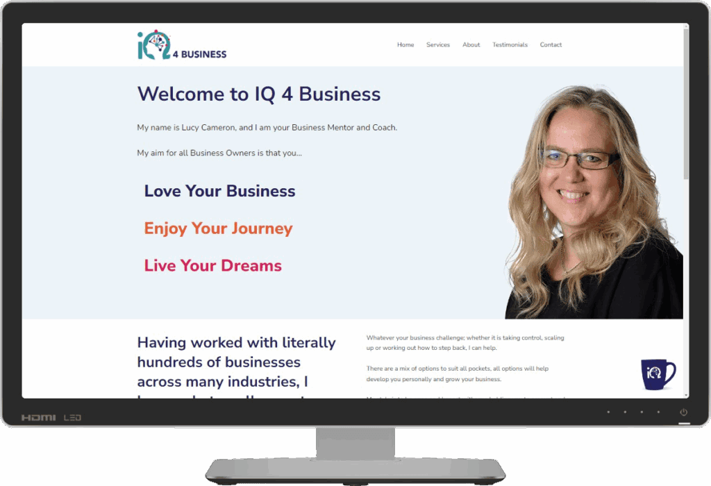 IQ 4 Business - Lucy Cameron - Business Mentor and Coach