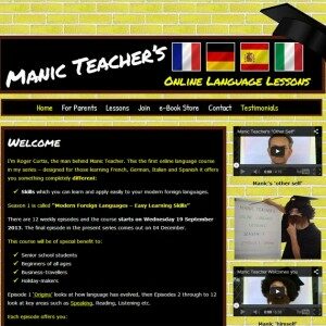 Manic Teacher Online Language Lessons